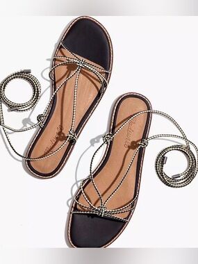 Madewell Katya Lace Up Sandal - Size 8.5